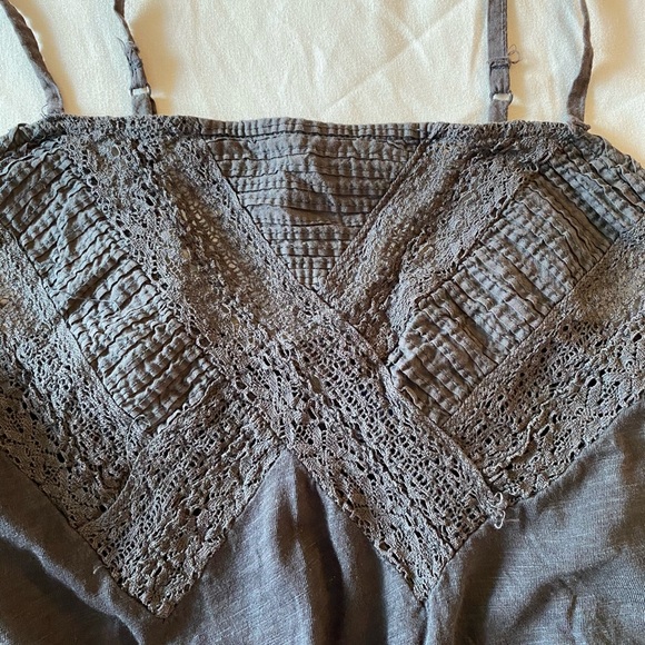 American Eagle Grey Blouse - Picture 2 of 4